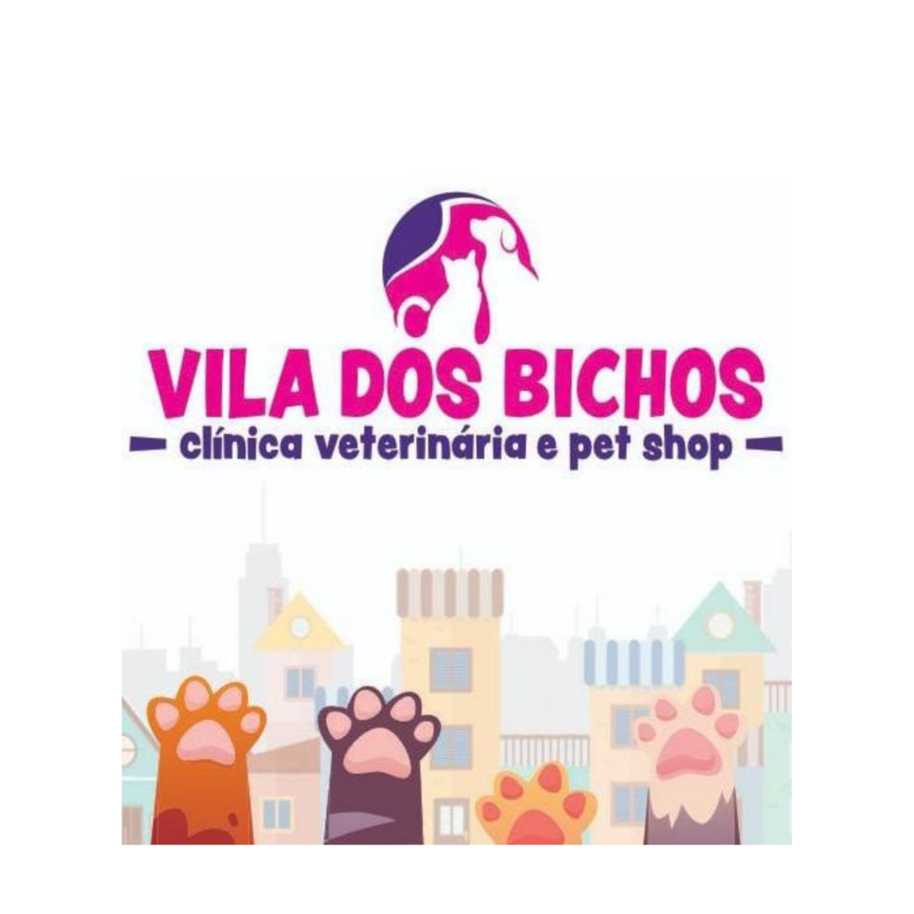 Logo Vila dos Bichos Clínica Veterinária e Pet Shop